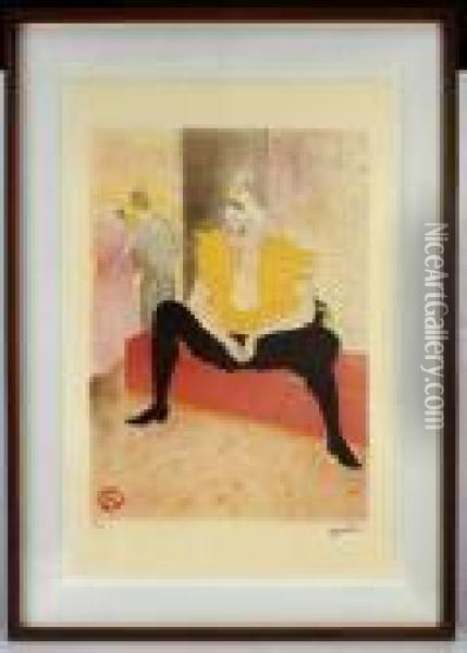 La Clownesse Oil Painting - Henri De Toulouse-Lautrec