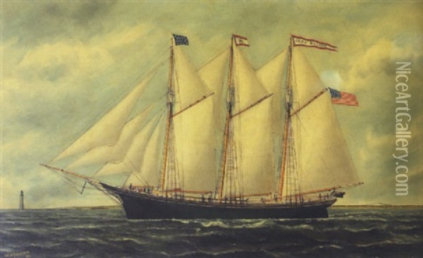 The Three-masted Schooner 