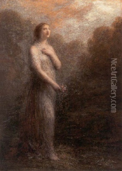 Ophelie Oil Painting - Henri Fantin-Latour