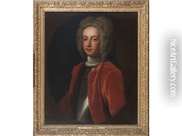 Portrait Of James, 4th Earl Of Barrymore (1667-1747) Oil Painting - Charles Jervas