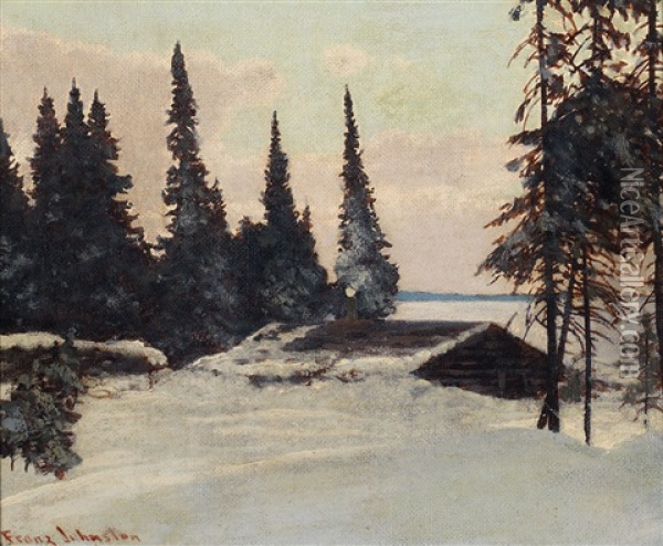 Northern Morn Oil Painting - Francis Hans Johnston