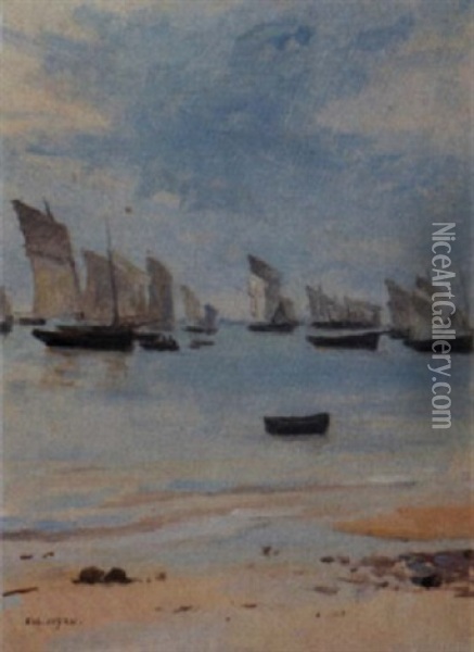 Marine Oil Painting - Jacques Eugene Feyen