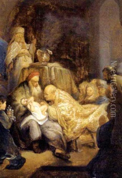 Die Beschneidung Christi Oil Painting - Jan Lievens