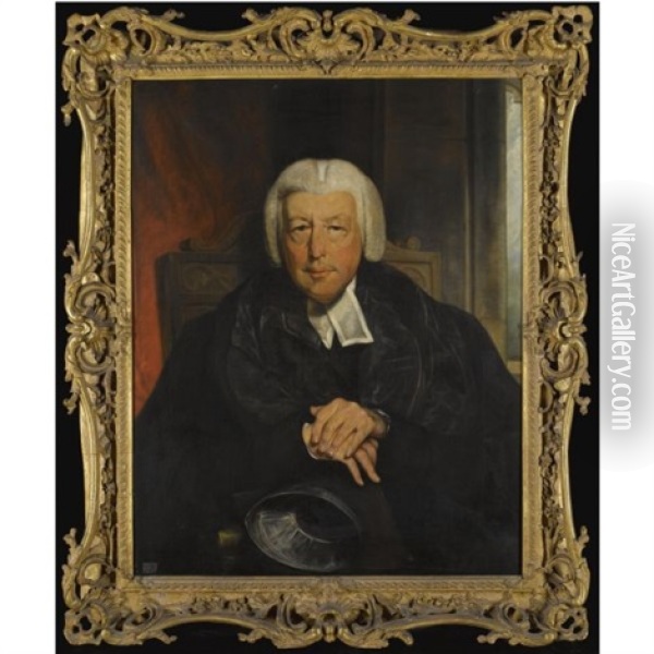 Portrait Of Dr. Cyril Jackson (1746-1819), Headmaster Of Westminster School And Dean Of Christ Church, Oxford Oil Painting - William Owen