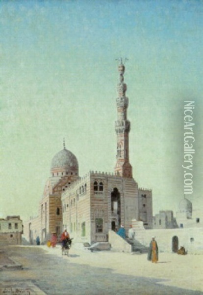 Le Caire Oil Painting - Emile Boivin