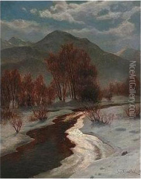 The Spirit Of Winter Oil Painting - Ivan Fedorovich Choultse