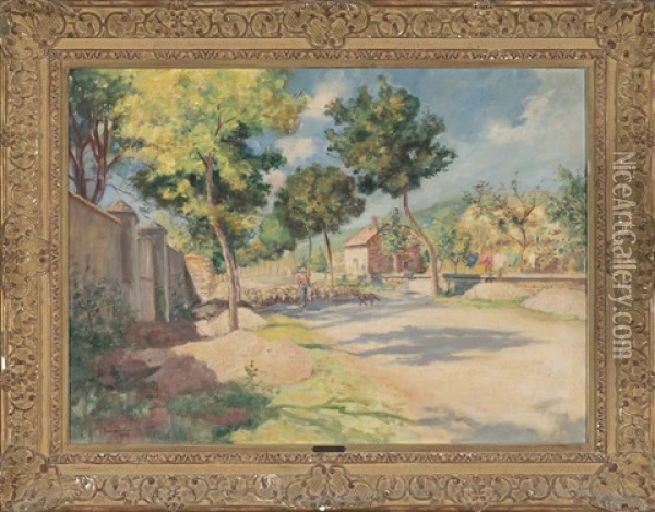 Vista Rural Oil Painting - Pierre Georges Jeanniot