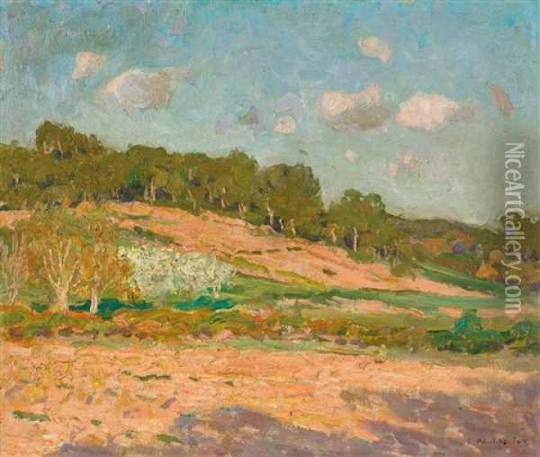 Hillside, France Oil Painting - Emanuel Phillips Fox