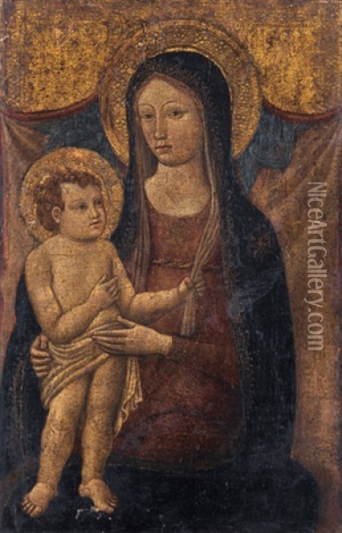 Maria Mit Dem Jesusknaben Oil Painting - Romano Antoniazzo