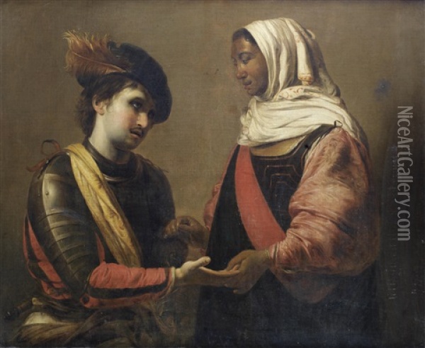 The Fortune Teller Oil Painting - Valentin De Boulogne