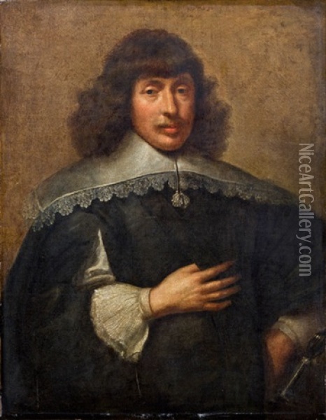 Portrat Eines Herren Mit Degen Oil Painting -  Rembrandt van Rijn