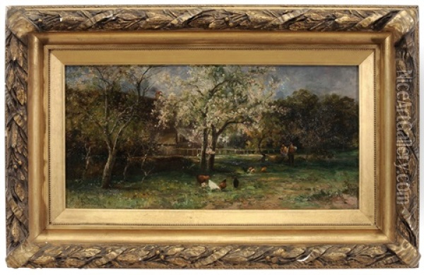 Spring Oil Painting - Emil Barbarini