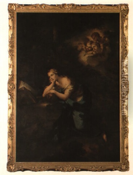 The Penitent Magdalen Oil Painting -  Parmigianino (Michele da Parma)