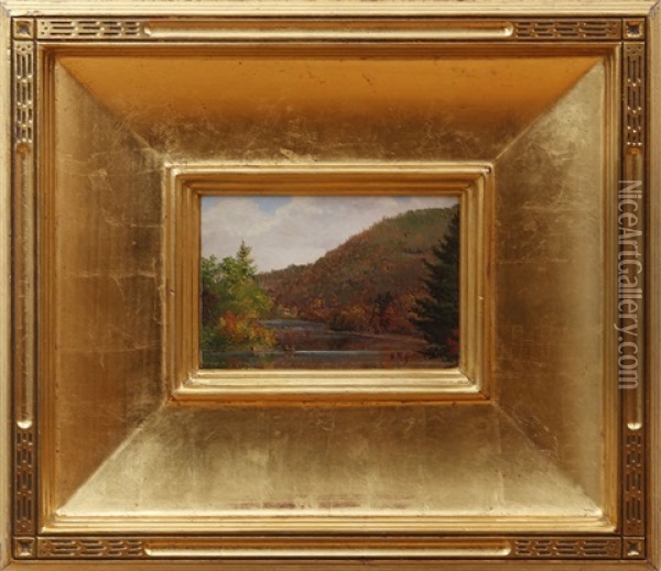 Early Fall In The White Mountains Oil Painting - Sanford Robinson Gifford