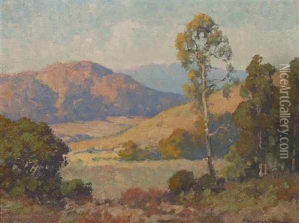 On The Way Up To Pine Valley El Cojen, In The Afternoon Oil Painting - Maurice Braun