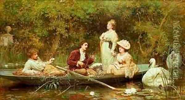 Fair quiet and sweet rest Oil Painting - Sir Samuel Luke Fildes