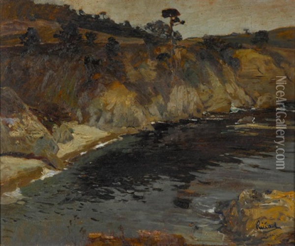 California Coast South Oil Painting - William Ritschel