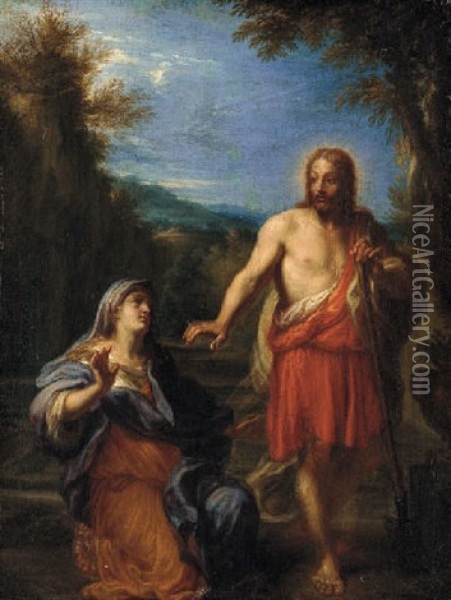 'noli Me Tangere' Oil Painting - Giuseppe Bartolomeo Chiari