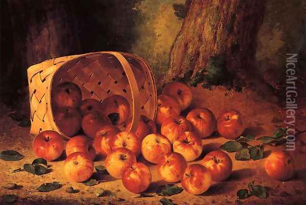 Basket of Apples Oil Painting - Bryant Chapin