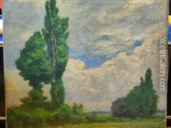 Paysage De Campagne Oil Painting - Pierre Abattucci