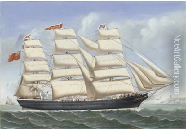 The British Full-rigged Ship 