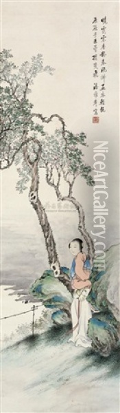 Lady Oil Painting -  Pan Zhenyong