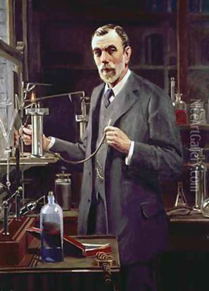 Sir William Ramsay 1852-1916 Oil Painting - Mark Richard Milbanke