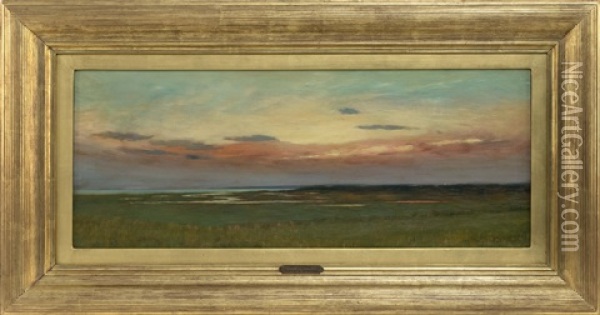 Afterglow Oil Painting - Arthur Hoeber