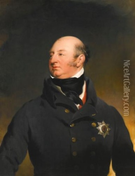 Portrait Of H.r.h. Prince Frederick Augustus, Duke Of York (1763-1827) Oil Painting - Thomas Lawrence