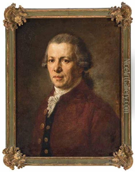 Brustportrat Eines Vornehmen Herren Oil Painting - Johann Georg Josef Edlinger