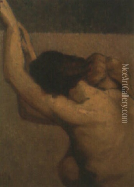 Couple Enchaine Oil Painting - John Hemming Fry