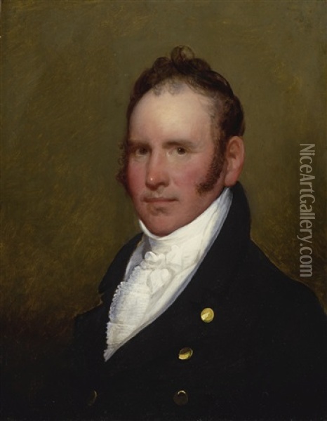 Jonathan Amory Oil Painting - Gilbert Stuart