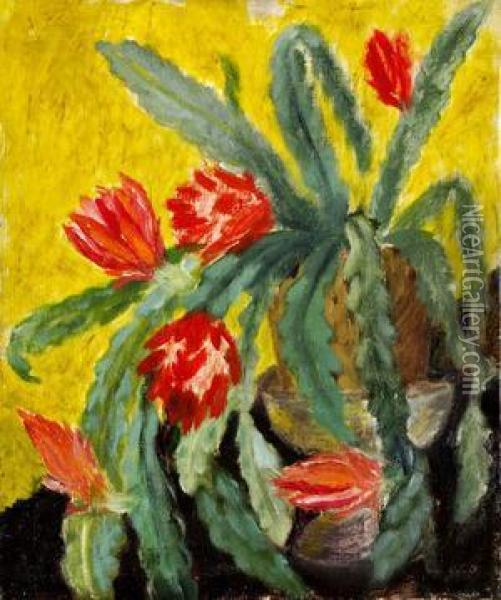 Kvitnuci Kaktus Oil Painting - Alexei Jawlensky