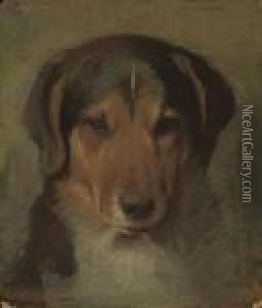 A Faithful Friend Oil Painting - Landseer, Sir Edwin