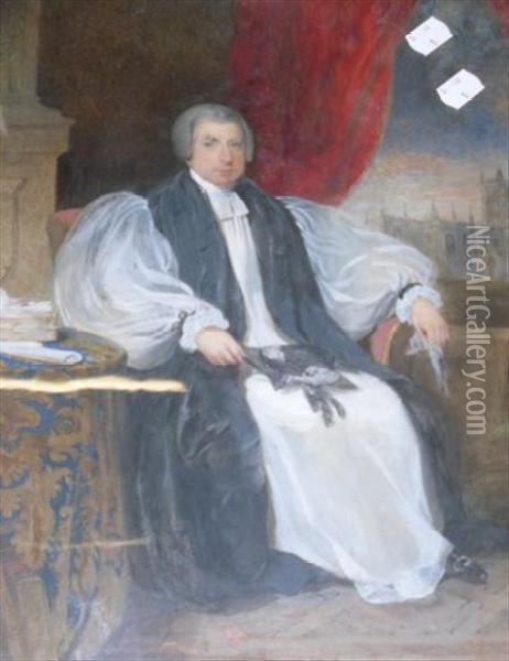 Portrait Of Bishop Robert Grey (1761-1834) Oil Painting - Edward Hastings