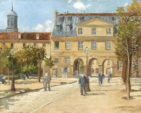 L'hospice De Bicetre Oil Painting - Pierre Dumont