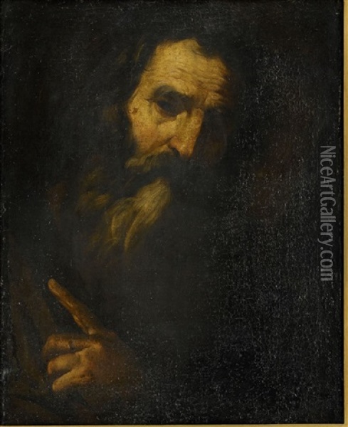 Man Med Skagg Oil Painting - Jusepe de Ribera