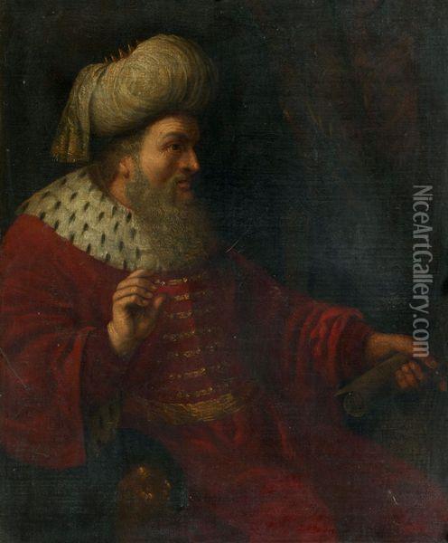 Le Roi David Oil Painting - Jan Lievens