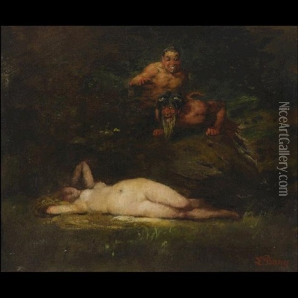 Sleeping Beauty Oil Painting - Ludwig Bang