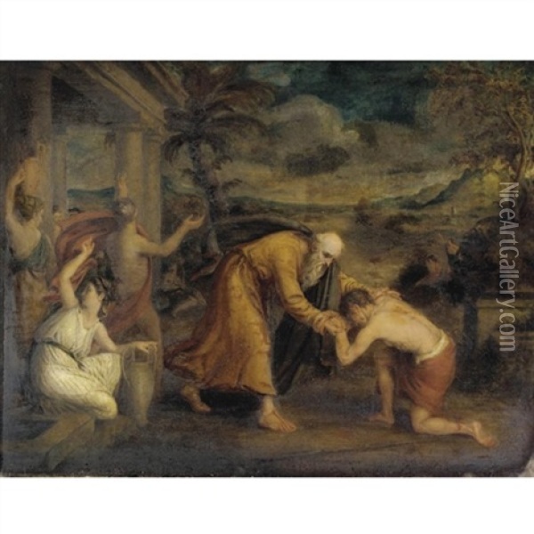 The Return Of The Prodigal Son Oil Painting - William (Sir) Boxall