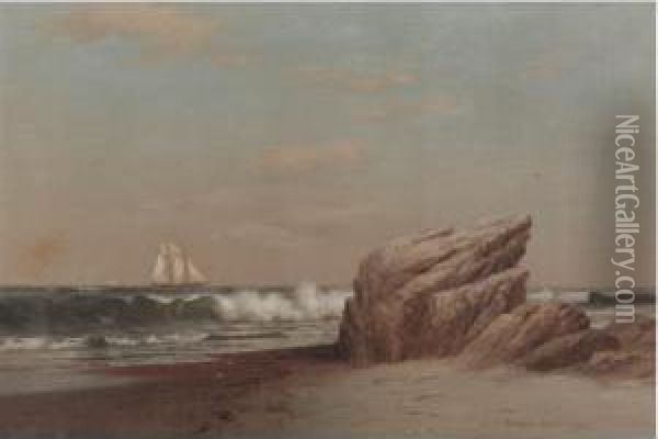 September Afternoon, Cape Ann Coast Oil Painting - J. Warren Sheppard