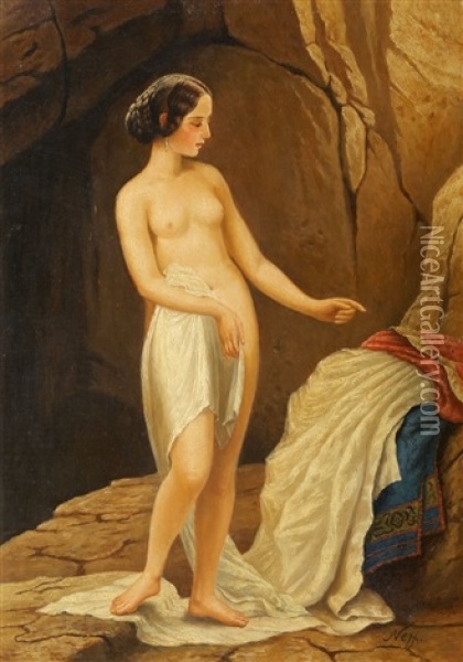 Weiblicher Akt Oil Painting - Timofey Andreyevich Neff