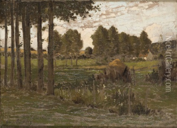 Paisaje Oil Painting - Ferdinand Jules Albert Gosselin