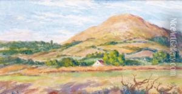 Paysage Du Puy De Dome Oil Painting - Georges Pierre Louis Serrier