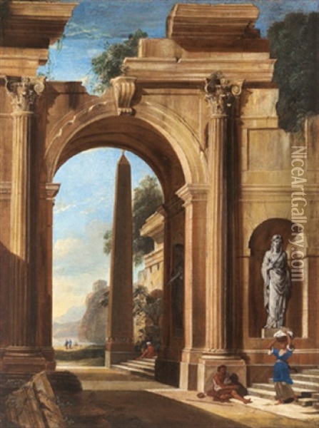 Capriccio Architettonico Oil Painting - Viviano Codazzi