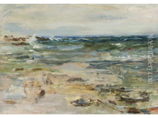 Sea Study, Machrihanish Oil Painting - William McTaggart