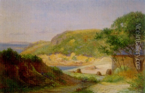 Coastal Landscape Oil Painting - Rupert Bunny