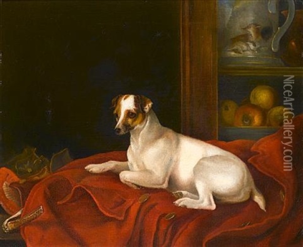 After The Hunt Oil Painting - William Osborne