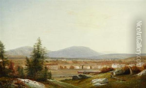 View Of Conway, New Hampshire Oil Painting - Harrison Bird Brown