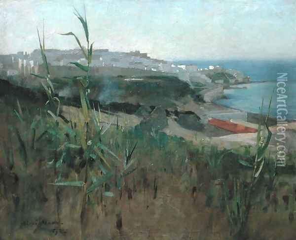 Tangier from the Dunes, 1892 Oil Painting - Alexander Mann